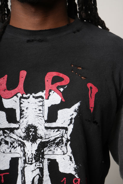 "SIN OF FATHER" DOUBLE LAYER TEE